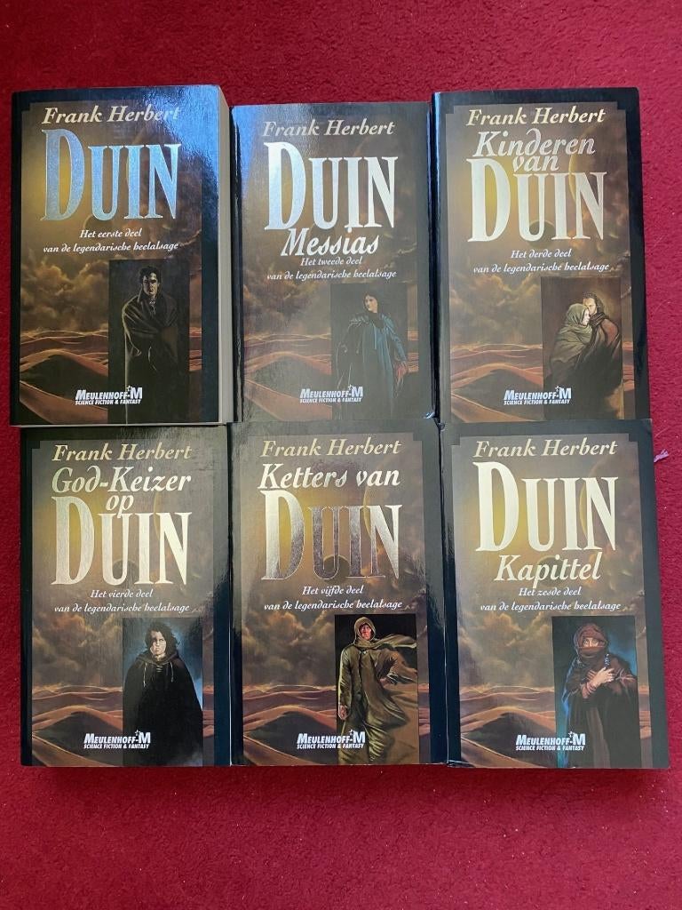 FRANK HERBERT DE SERIE OVER DUIN COMPLEET IN STAAT VAN NIEUW, Ophalen of Verzenden