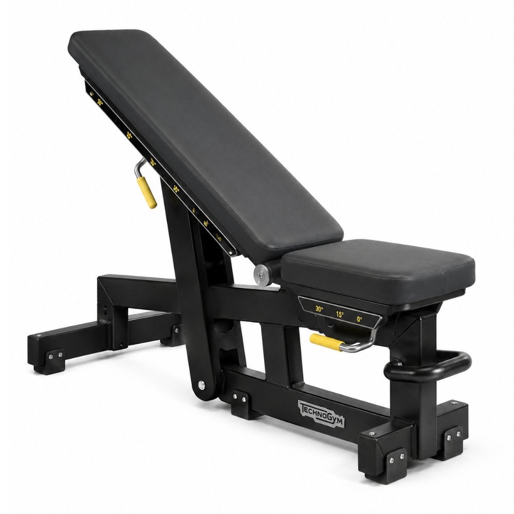 Technogym - Pure Strength - Adjustable Bench, Sport en Fitness, Fitnessmaterialen, Zo goed als nieuw, Fitnessbank, Armen, Benen