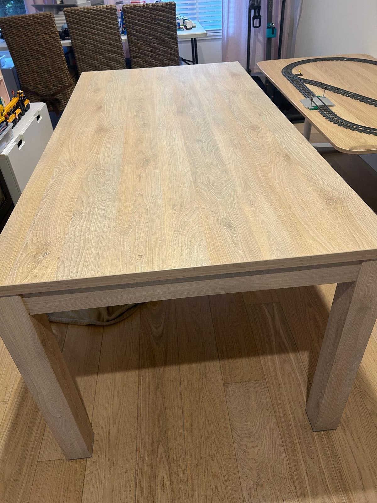 Houten tafel, Huis en Inrichting, Tafels | Eettafels, Ophalen, 50 tot 100 cm, Vijf personen of meer, 150 tot 200 cm