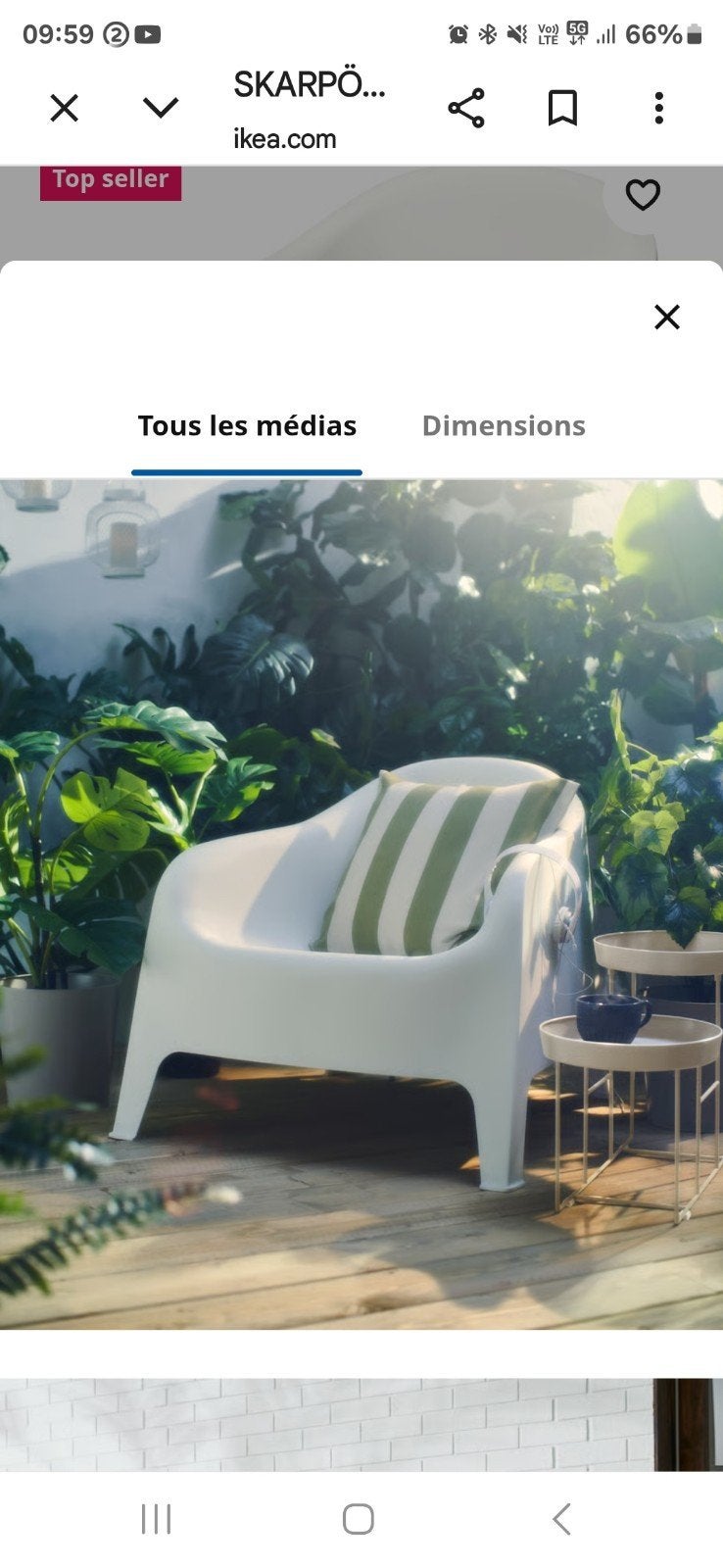 Chaises de Jardin, terrasse  Neuf, Enlèvement ou Envoi