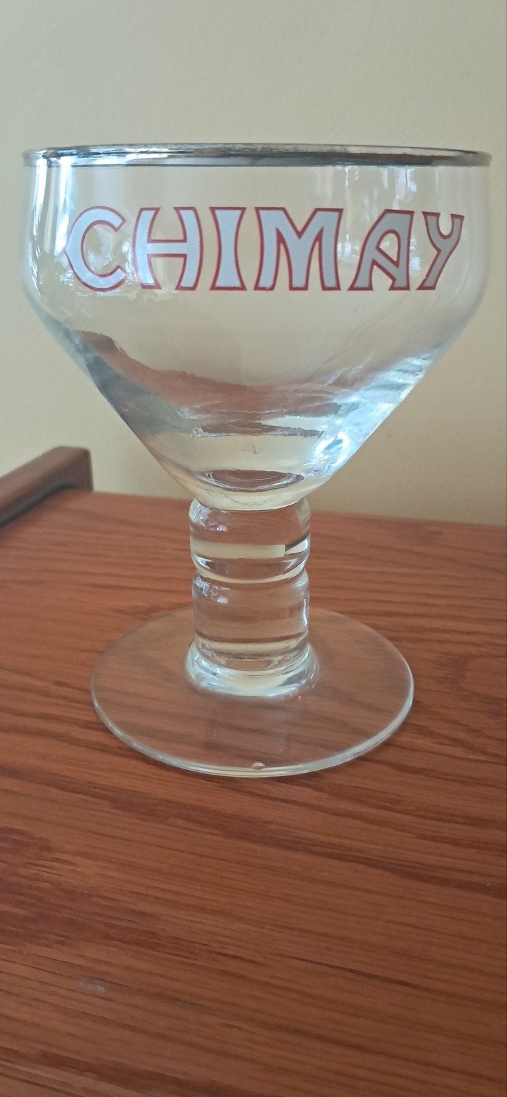 Ancien verre de Chimay avec logo parfait, Collections, Marques de bière, Enlèvement