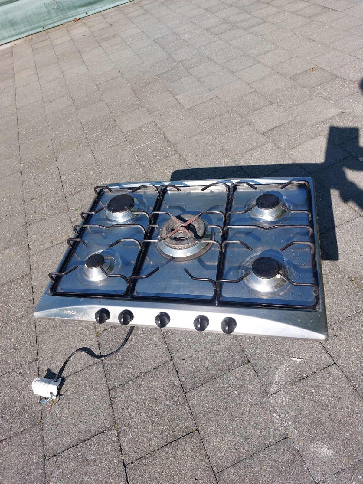 gasfornuis met 5 branders, Elektronische apparatuur, Ophalen, Gebruikt, Inbouw, Gas