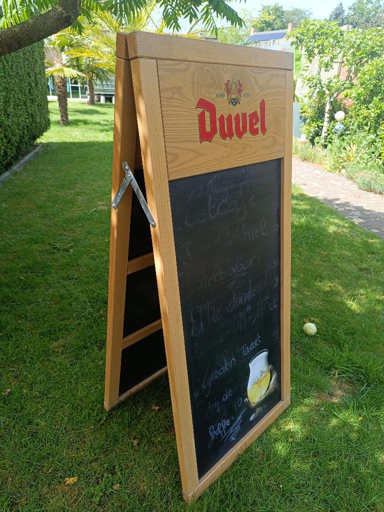 duvel reclamebord, Enlèvement, Comme neuf, Panneau, Plaque ou Plaquette publicitaire, Duvel