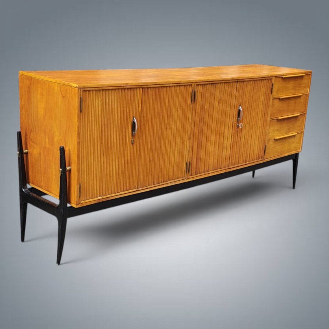 Sideboard Vintage Dressoir Alfred Hendrickx 1950's, Antiek en Kunst, Antiek | Meubels | Tafels, Ophalen