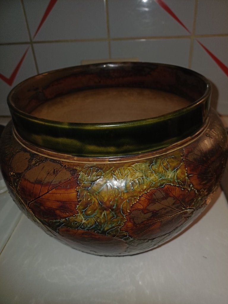 Royal Doulton Lambeth Jardinière Rosina Brown (RB) 1902-1905, Ophalen