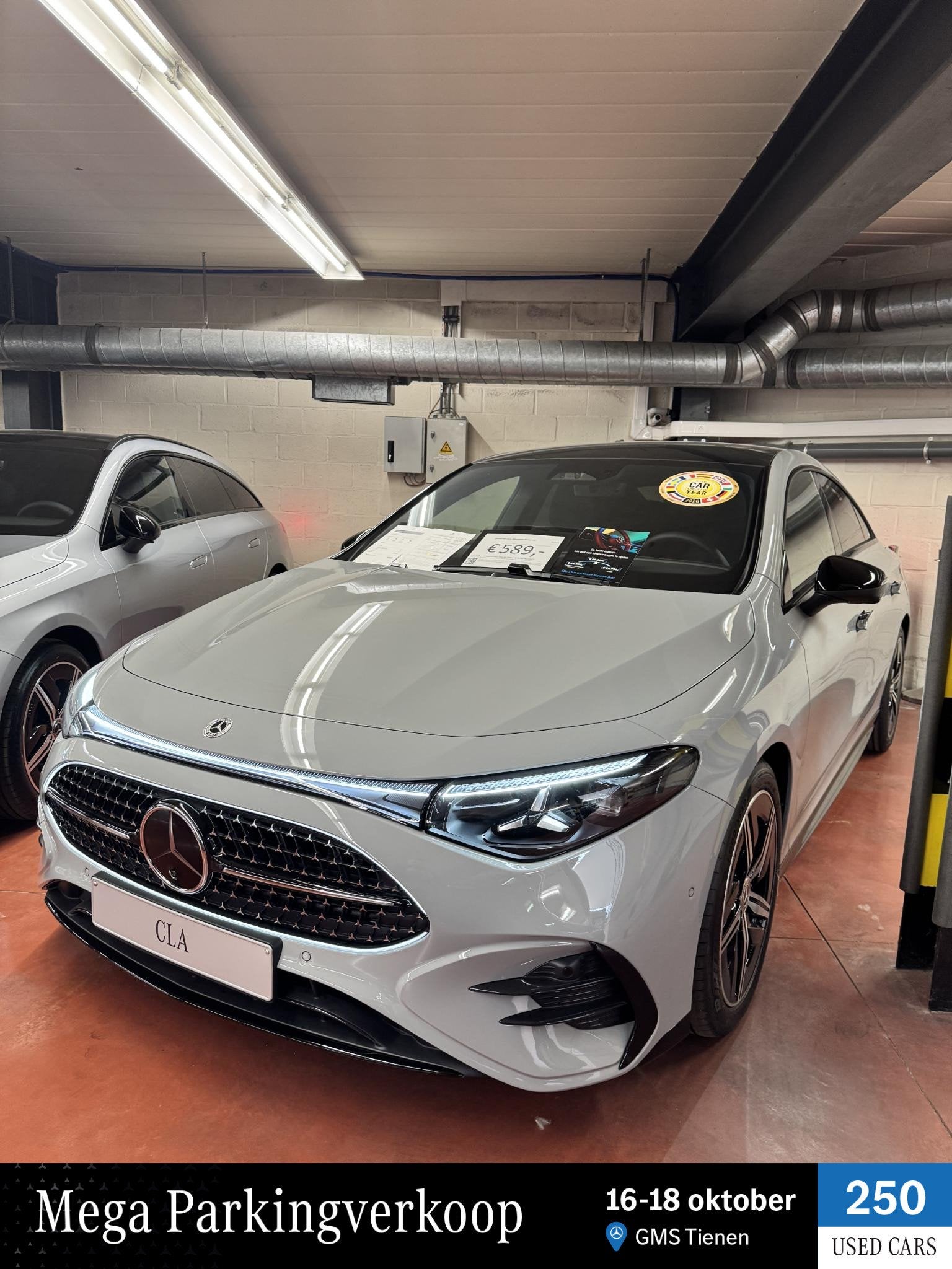 Mercedes-Benz CLA CLA 180 AMG Line DOS 8190, Auto's, Stof, Zwart, 4 cilinders, 136 pk