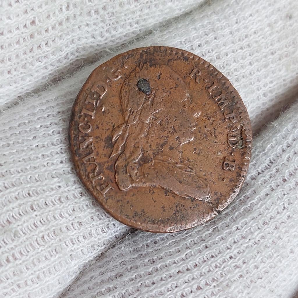 Munt / Oostenrijkse Nederland / Francois II / Oord / 1793, Postzegels en Munten, Munten | België, Ophalen of Verzenden