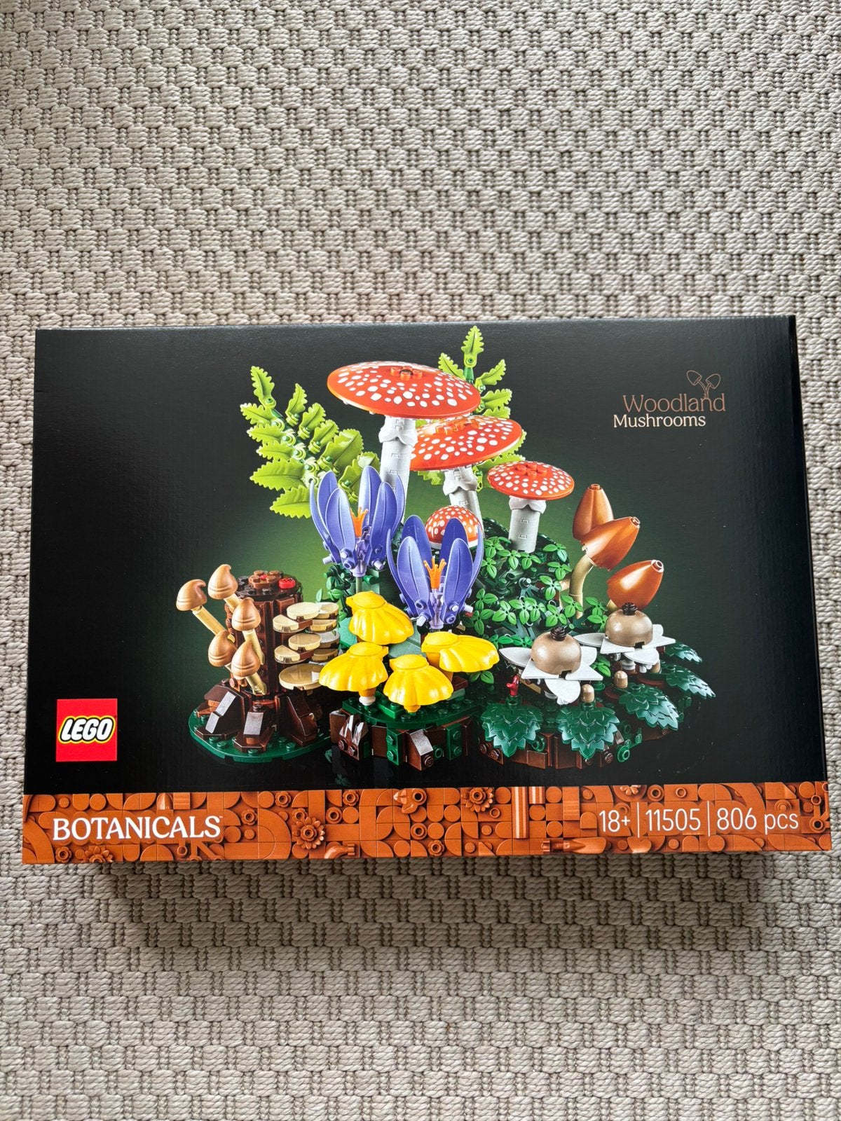 Lego Botanicals Champignon/woodland mushrooms 11505 NOUVEAU, Enfants & Bébés, Neuf, Lego, Ensemble complet, Complet