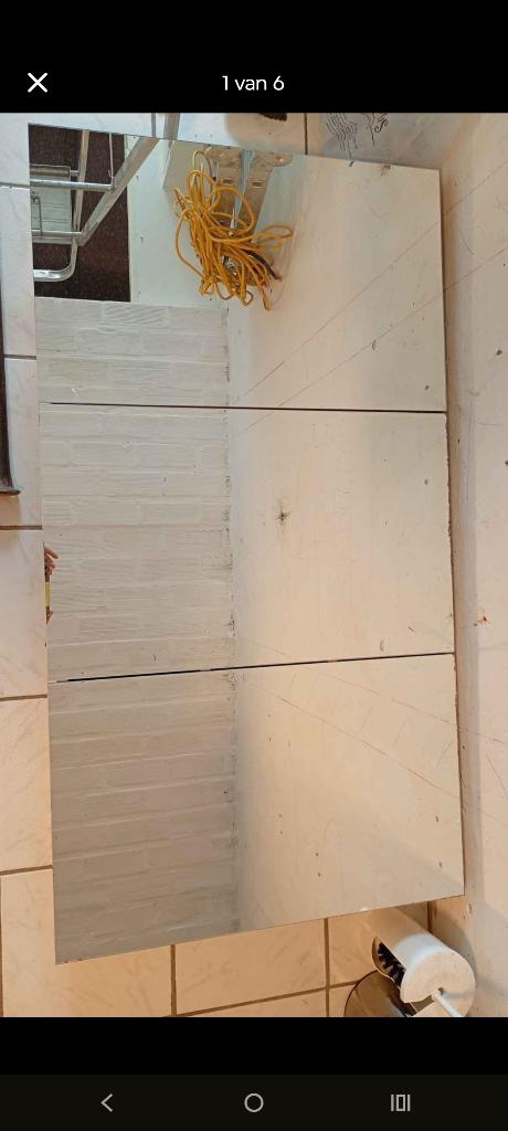 Spiegelkast badkmer, Huis en Inrichting, Badkamer | Badkamermeubels, Ophalen, 100 tot 150 cm, Minder dan 25 cm, Minder dan 100 cm
