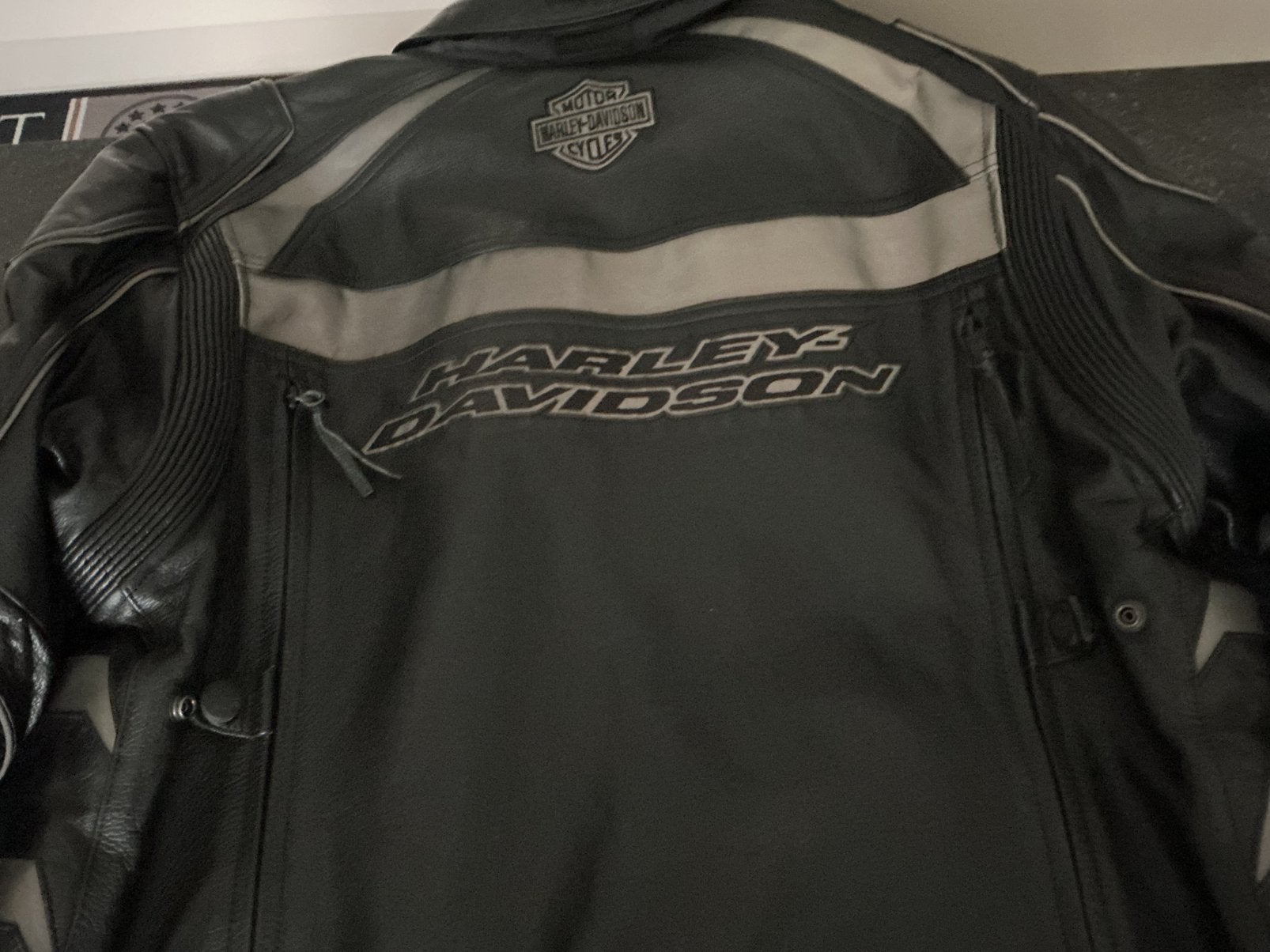 Harley Davidson motorvest heren (leder), Motoren, Verzenden, Nieuw zonder kaartje, Heren, Jas | leer