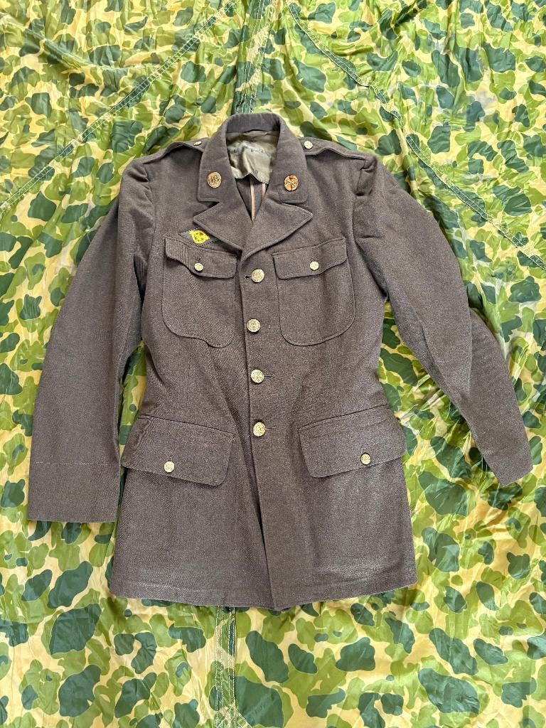 Tweede wereldoorlog US A class jacket infantry 1940, Verzamelen, Ophalen of Verzenden, Landmacht, Kleding of Schoenen
