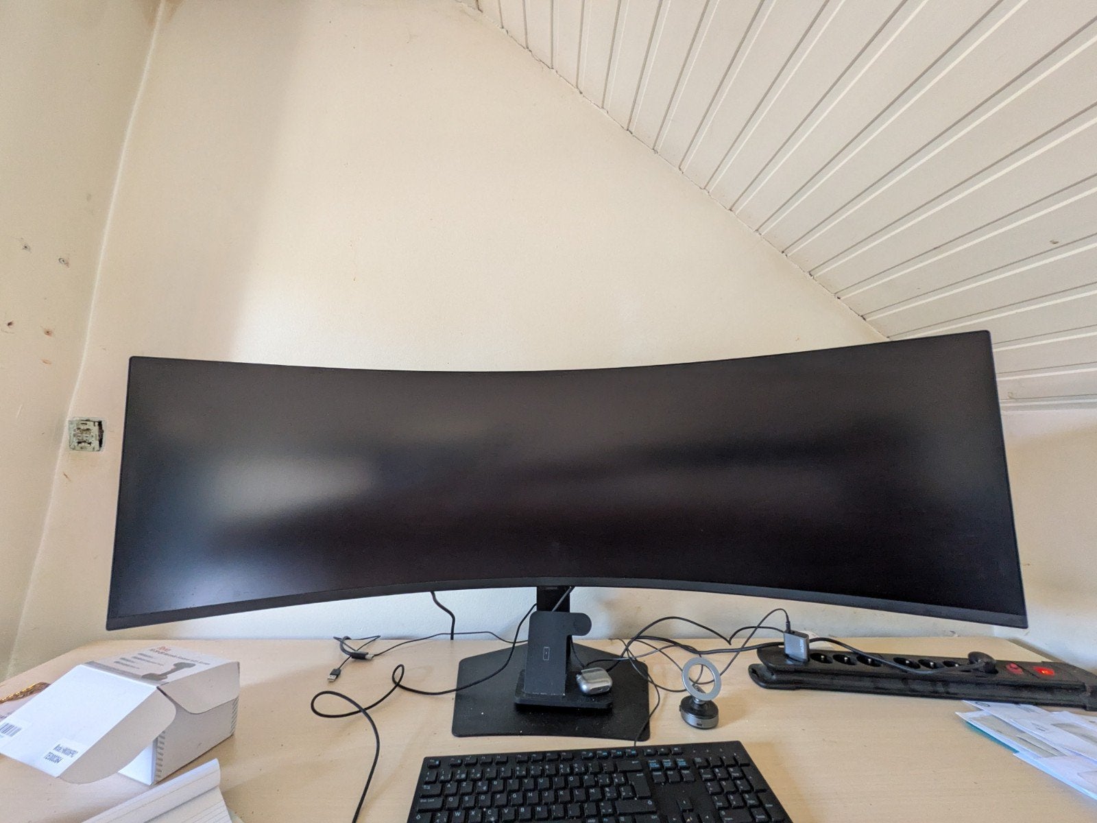 Samsung Odyssey G9 G91F 49" curved screen, Informatique & Logiciels, Moniteurs, Enlèvement