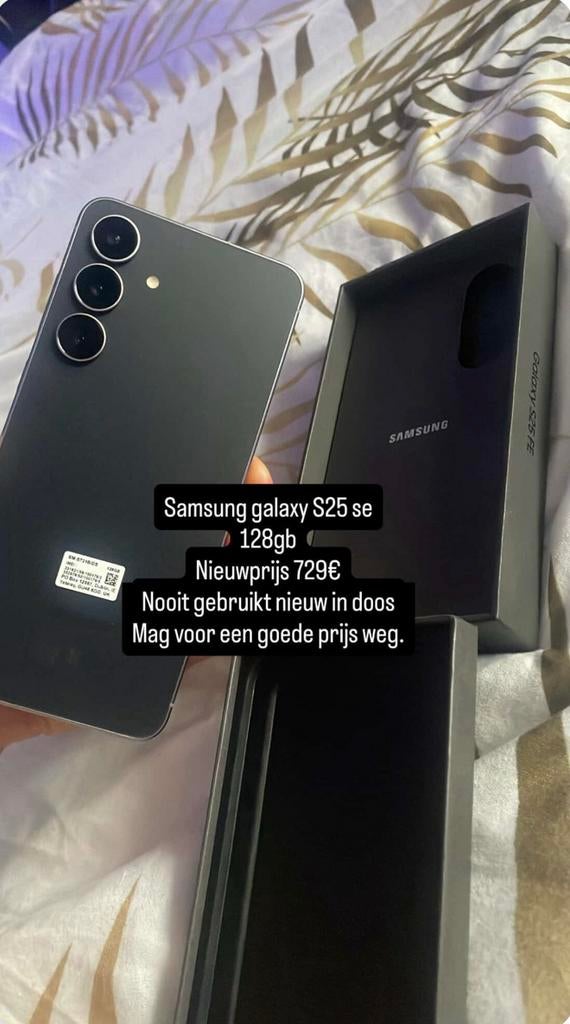 Samsung galaxy S25 se 128 gb, Télécoms, Enlèvement, Neuf