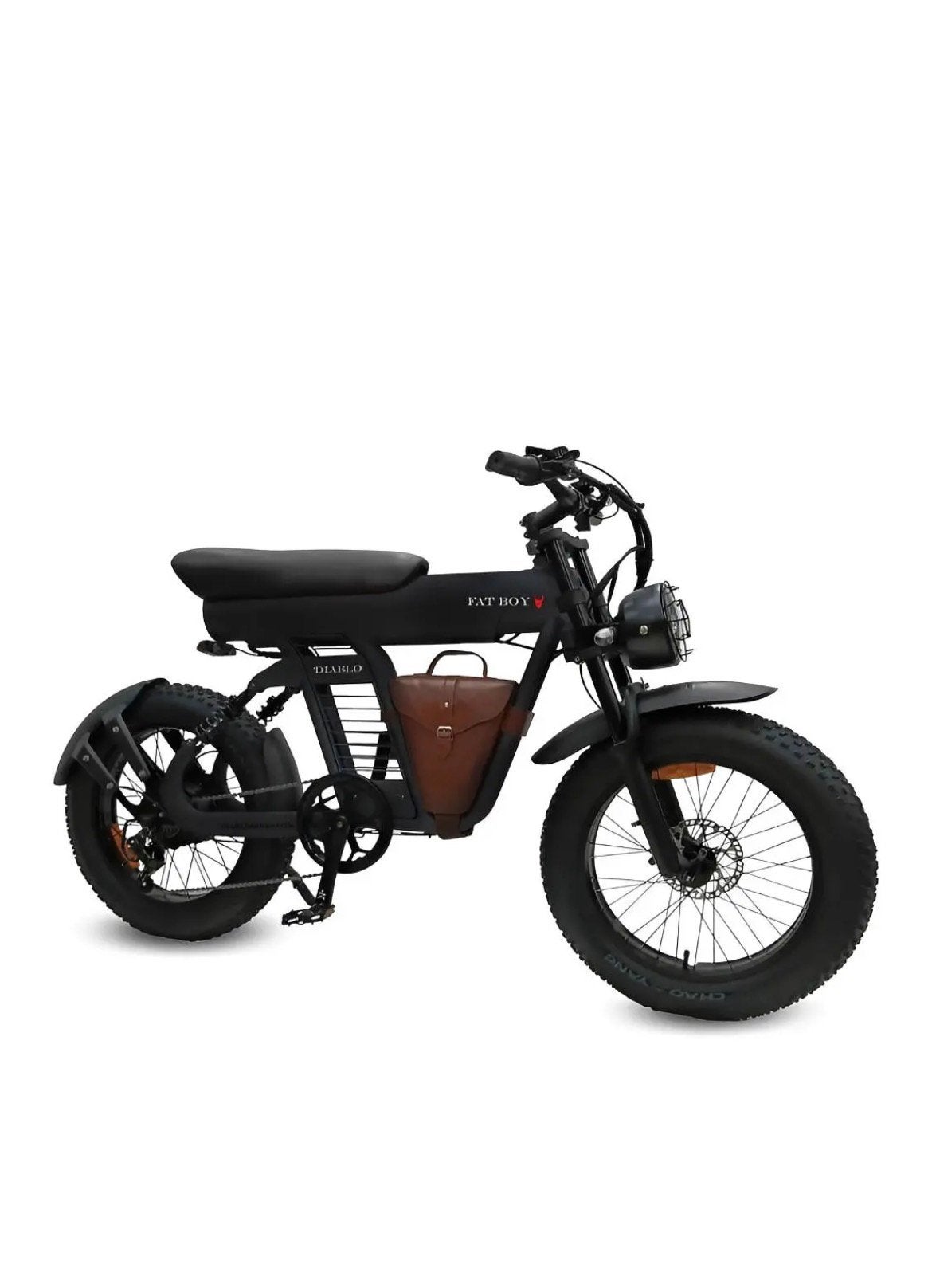 Diablo Fat Boy - Fatbike - Mat Zwart, Ophalen, Zo goed als nieuw