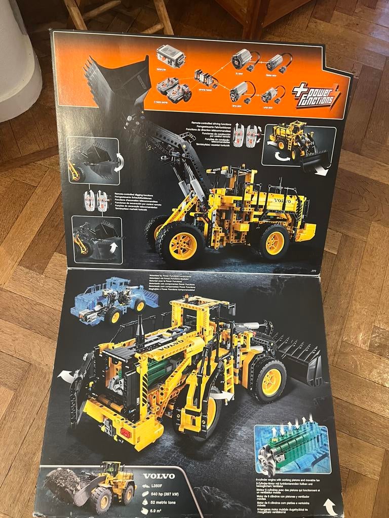 Lego Technic 42030 - Excavatrice VOLVO L350F télécommandée, Kinderen en Baby's, Speelgoed | Duplo en Lego, Ophalen, Gebruikt, Complete set