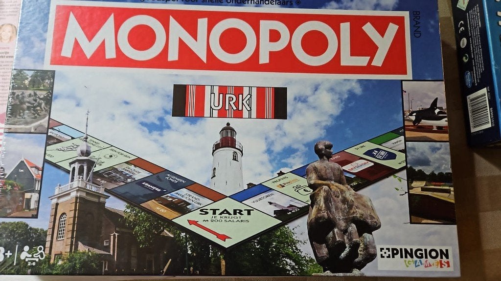 bordspel seal Monopoly Urk Monopolie NL, Hobby en Vrije tijd, Gezelschapsspellen | Bordspellen, Ophalen of Verzenden, Nieuw, Monopoly