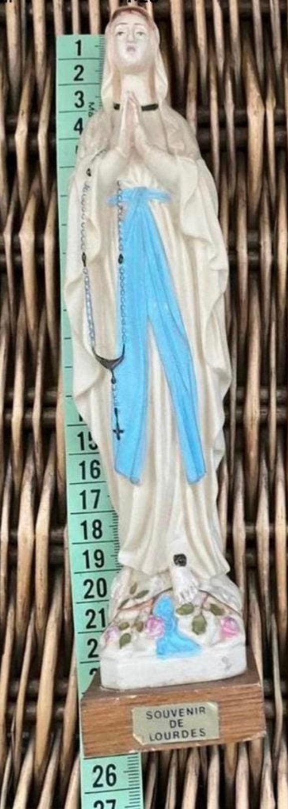 MARIA,LOURDES ,mooi beeldje van polyresin !!, Ophalen of Verzenden