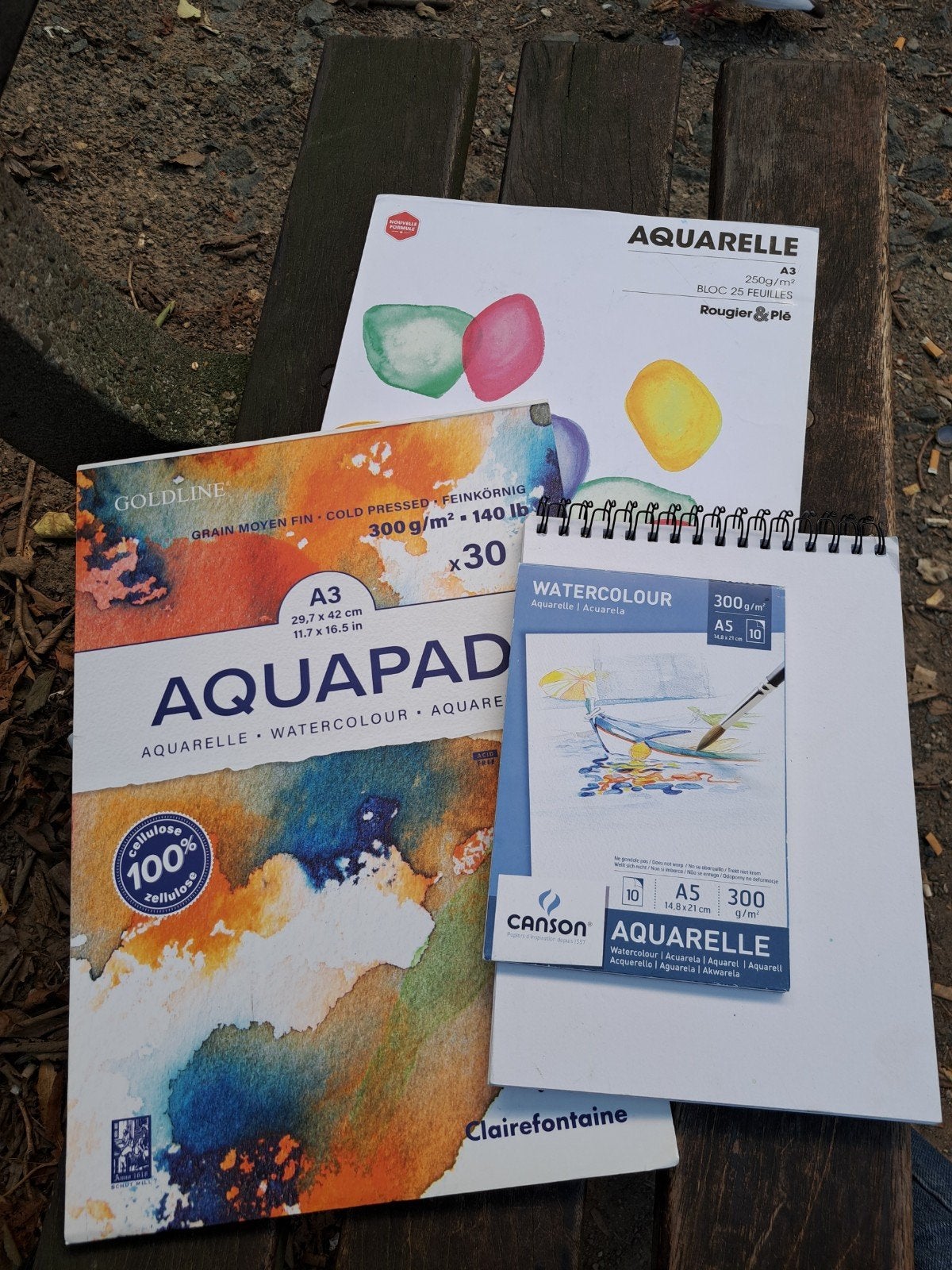 blocs de papier différents conçus pour la peinture à l'aquar, Enlèvement ou Envoi