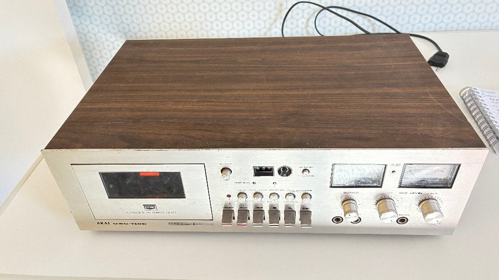 Lecteur Casette AKAI GXC-710D Vintage 1975, TV, Hi-fi & Vidéo, Enlèvement, Simple, Akai, Commandes tactiles