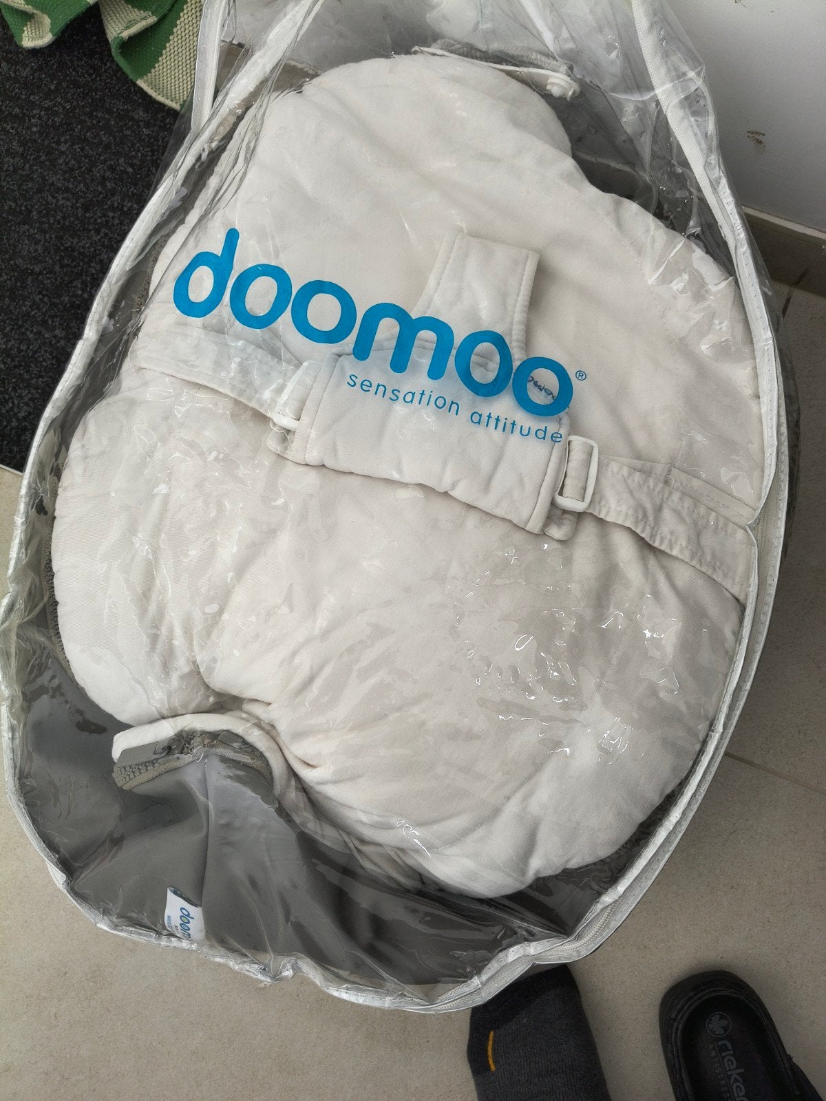 Doomoo height sensation baby beanbag zitzak, Ophalen, Gebruikt