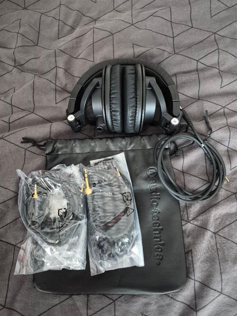 Audio-Technica ATH-M50x Studio Koptelefoon, Overige merken, Verzenden, Zo goed als nieuw, Over-ear