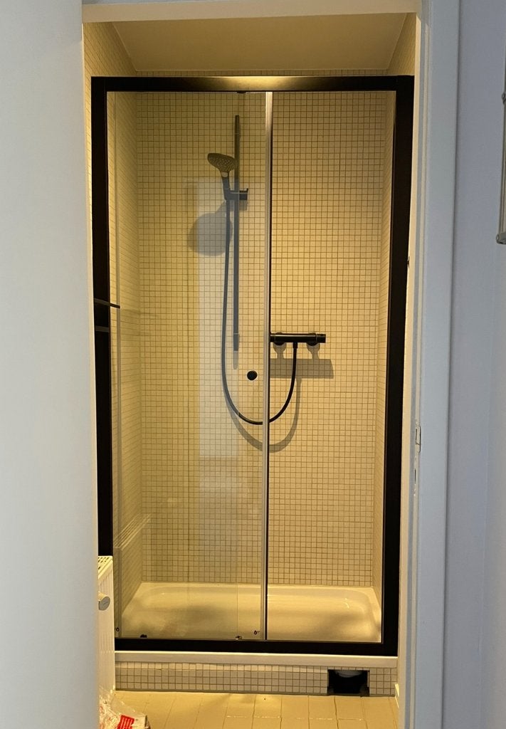 Douchescherm, Ophalen