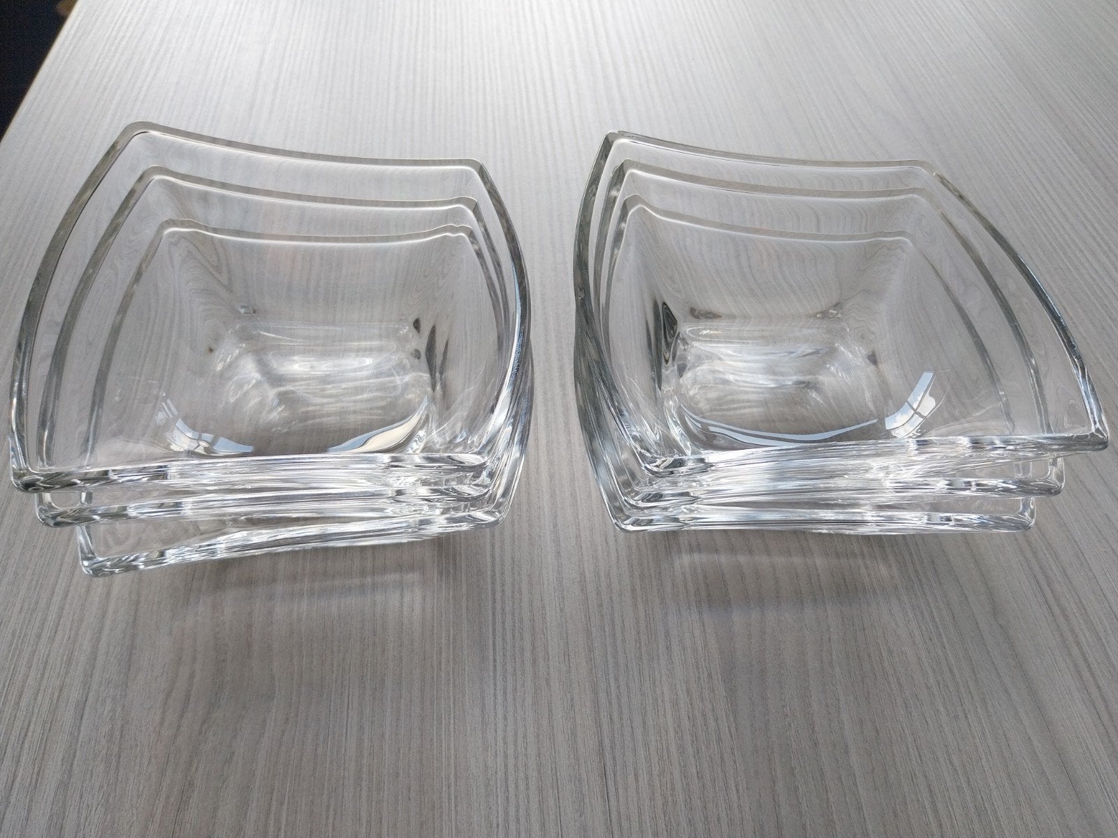 Glazen serveerschaaltjes - 6 stuks, Huis en Inrichting, Ophalen, Glas
