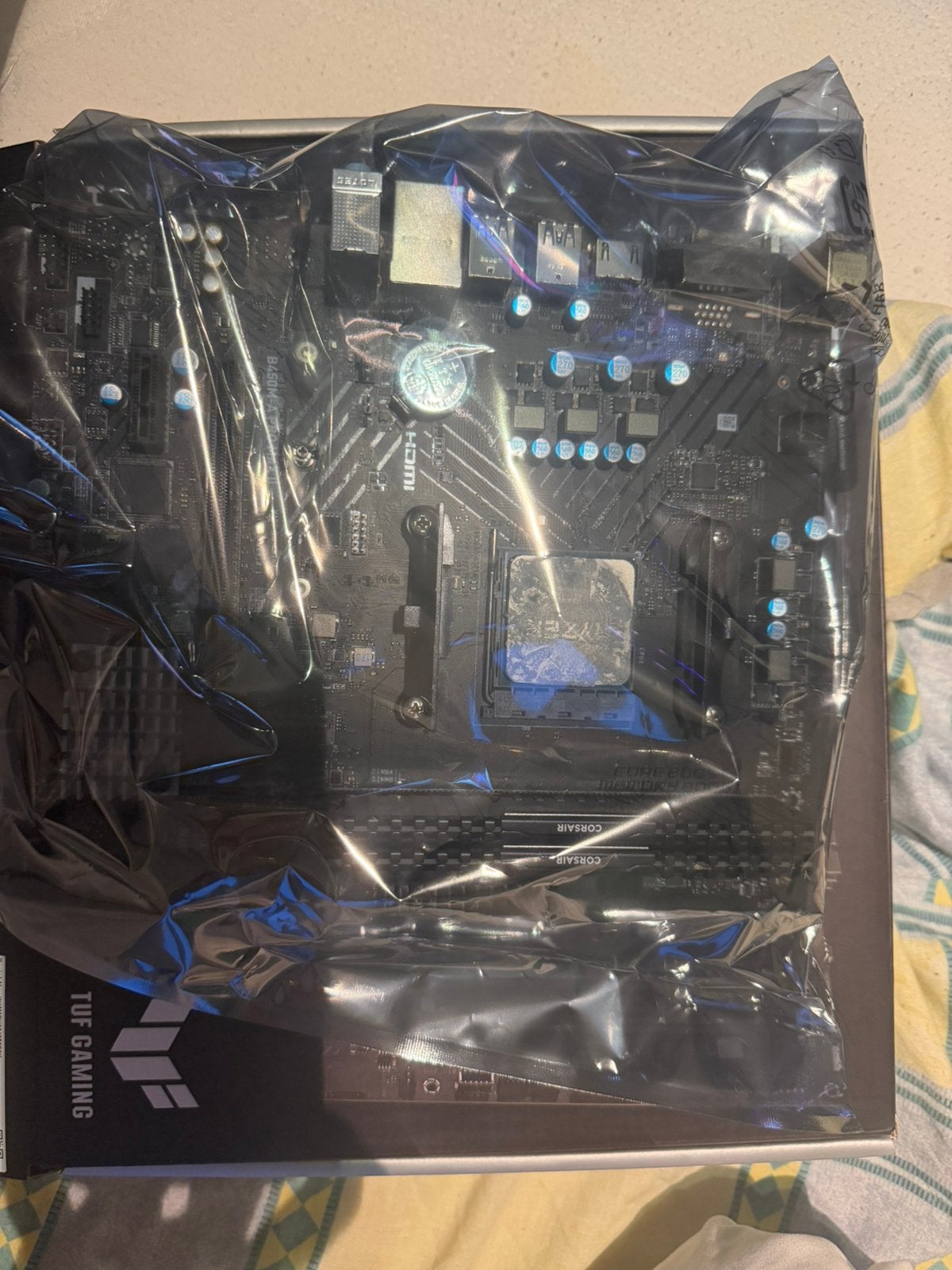 Moederbord/cpu/Ram/Gpu, Informatique & Logiciels, Cartes mères, Enlèvement, Comme neuf, AMD, DDR4