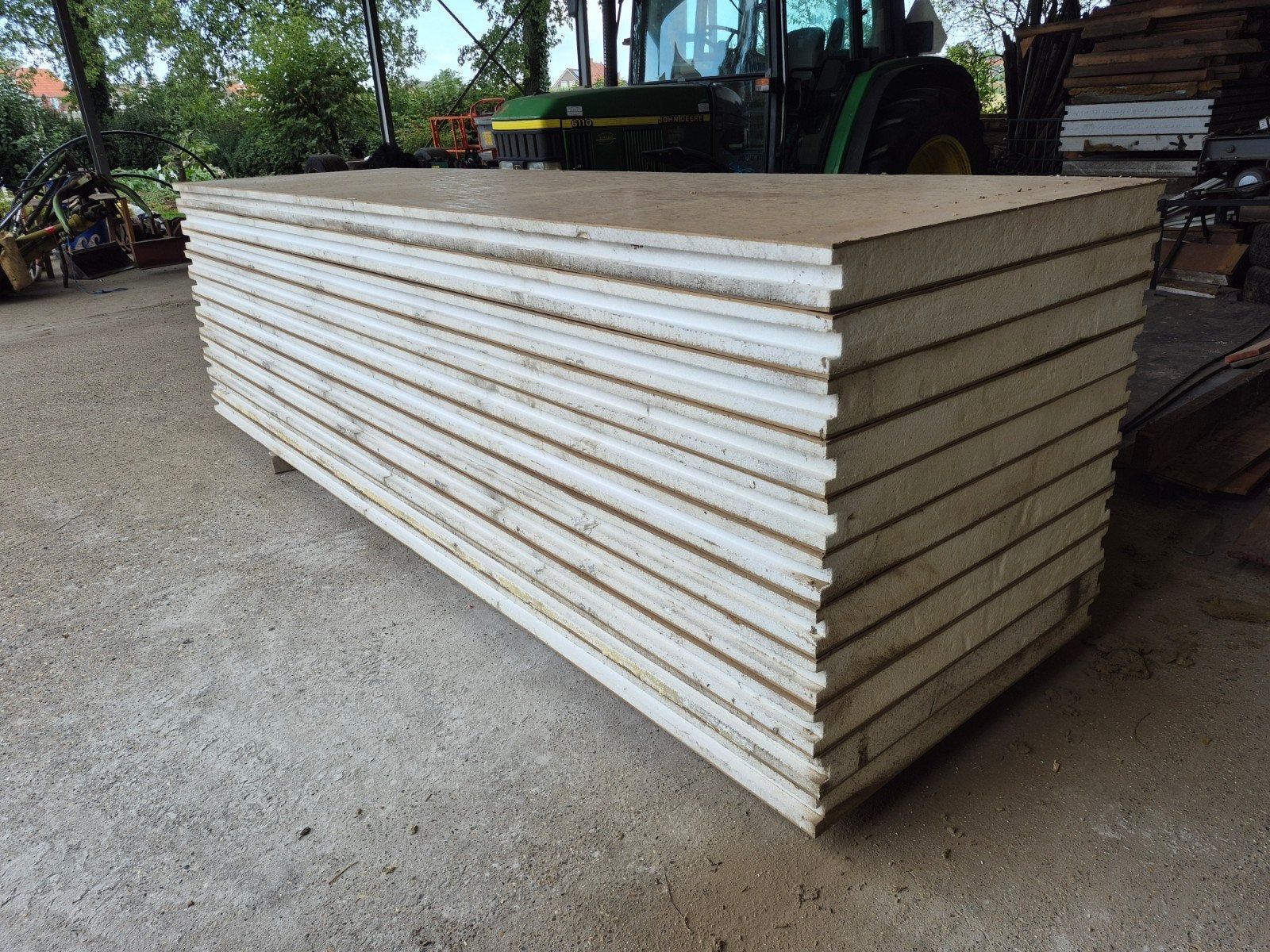 sandwichpanelen, Bricolage & Construction, Enlèvement, Comme neuf, 100 mm ou plus