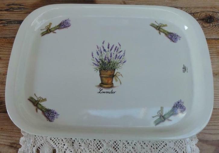 SALE Jet Lavendel dienblad , 36,5 cm x 26 cm, middel maat, Overige materialen, Gebruikt, -, -
