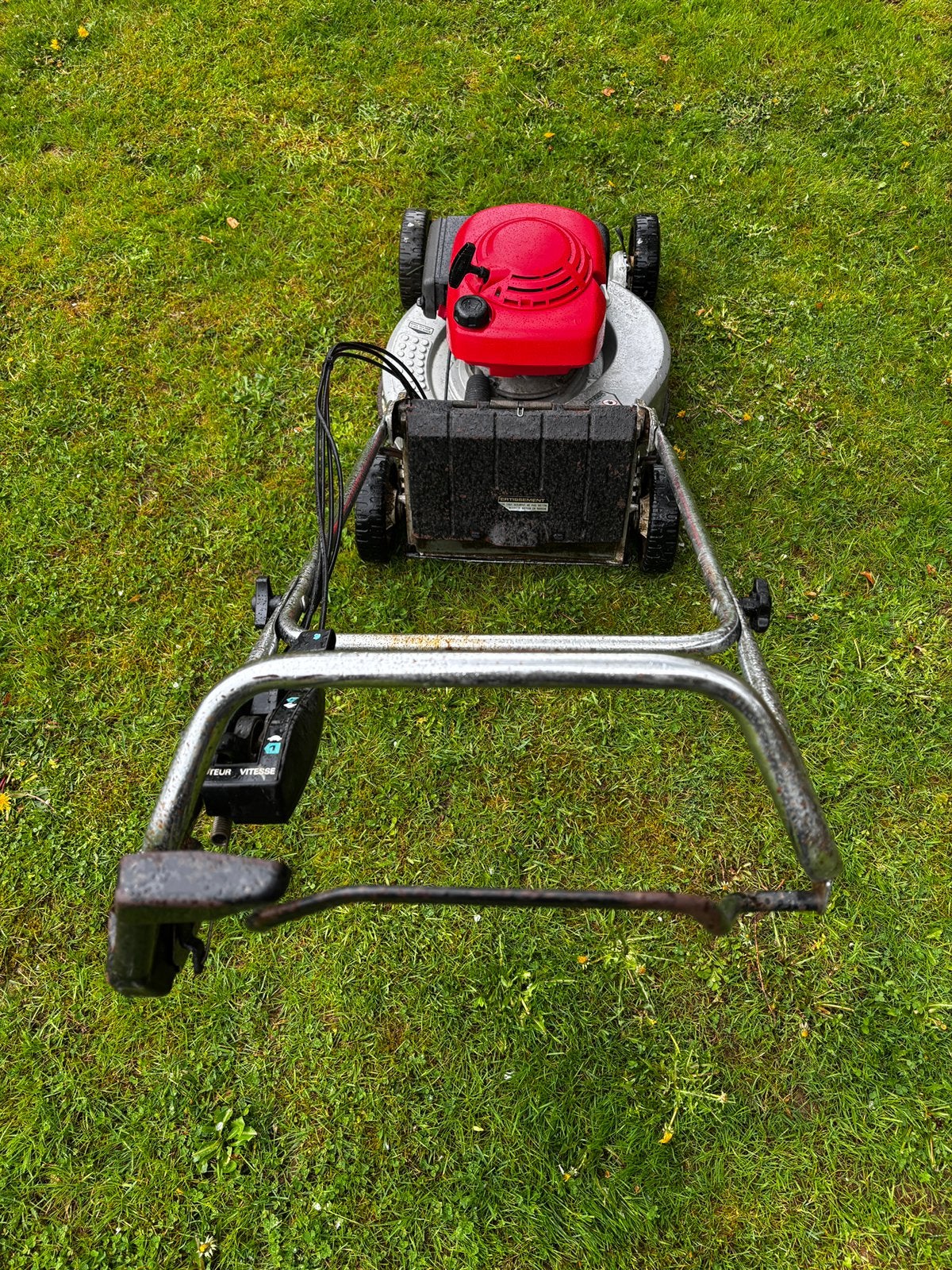 Honda HR2150 SX, Tuin en Terras, Grasmaaiers, Gebruikt, Benzine-grasmaaier, 50 cm of meer, Cirkelmaaier, Opvangzak, Ophalen