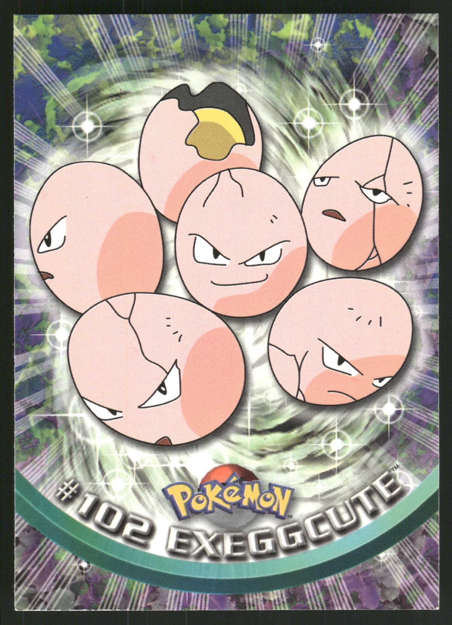 Exeggcute 102/144 - Topps Series 2 (NM), Hobby en Vrije tijd, Verzenden