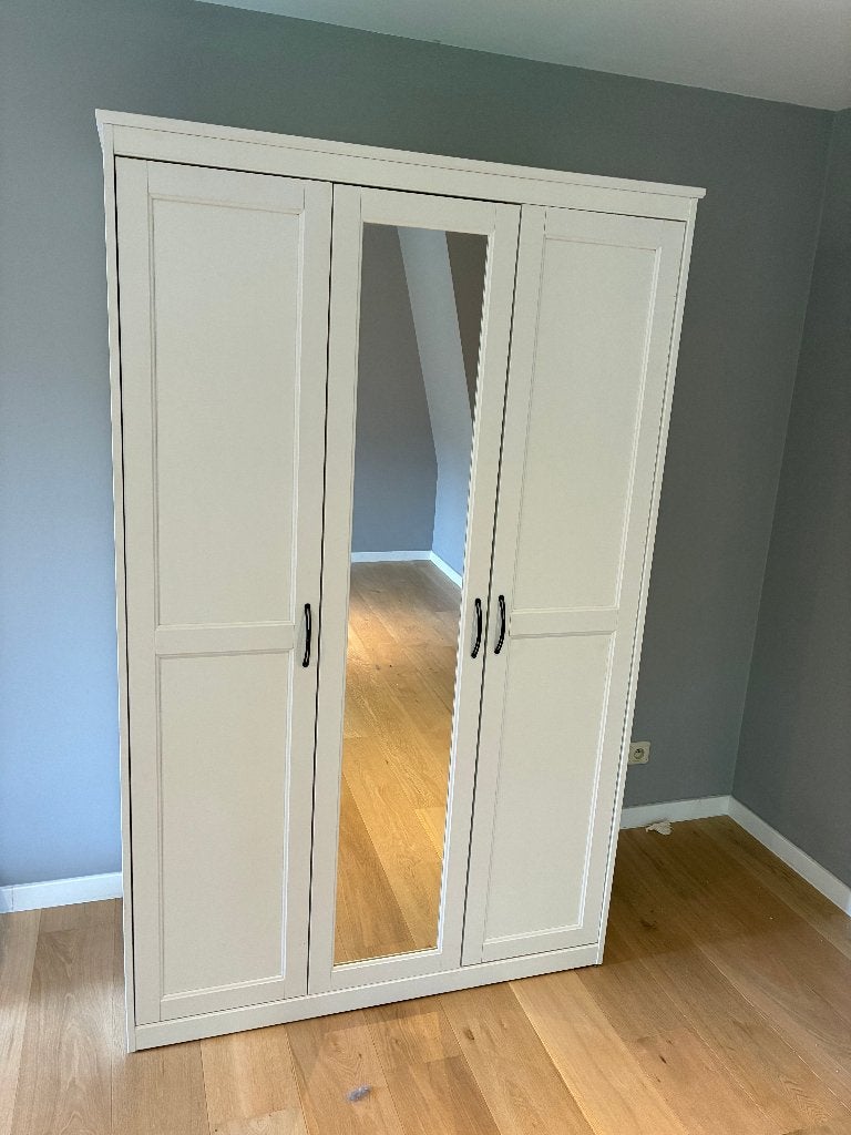 ARMOIRE IKEA SONGESAND  120 X 60 X 191 cm blanche, Huis en Inrichting, Ophalen, Met deur(en), Gebruikt, 100 tot 150 cm