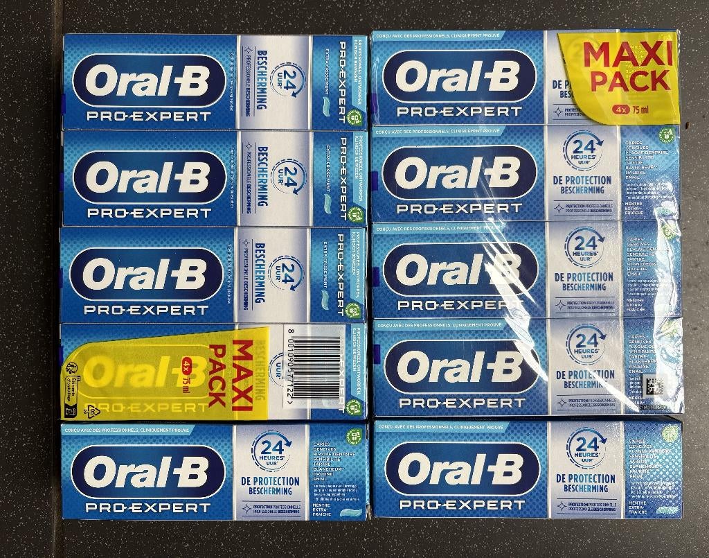 Dentifrice Oral B - 10 pièces, Enlèvement ou Envoi, Neuf, Dentifrice