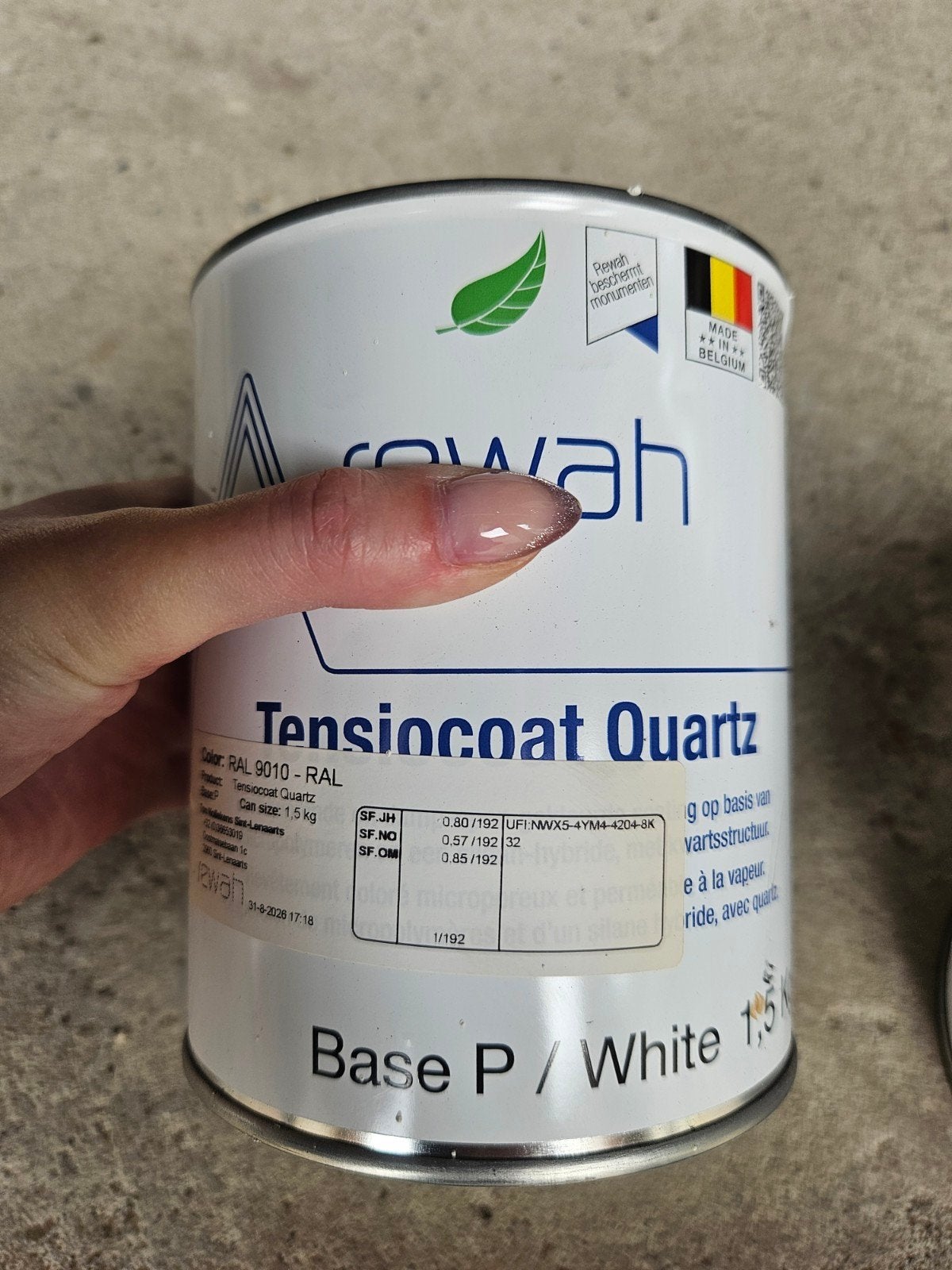 3x Rewah Tensiocoat (quartz) staal 1L, Doe-het-zelf en Bouw, Ophalen