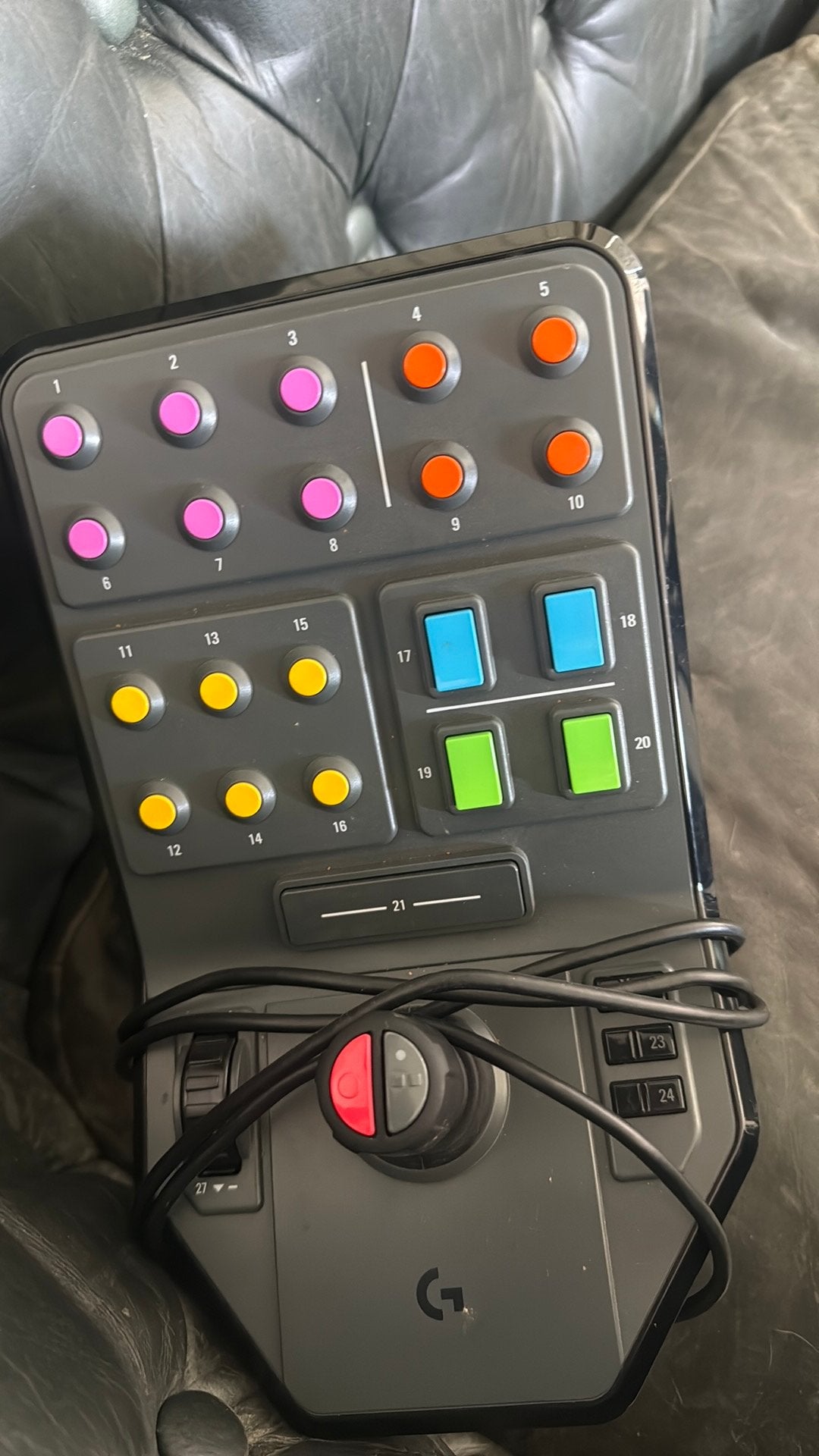 Saitek Side Panel Control Deck / Logitech G Saitek Farm Sim, Computers en Software, Joysticks, Zo goed als nieuw, Ophalen