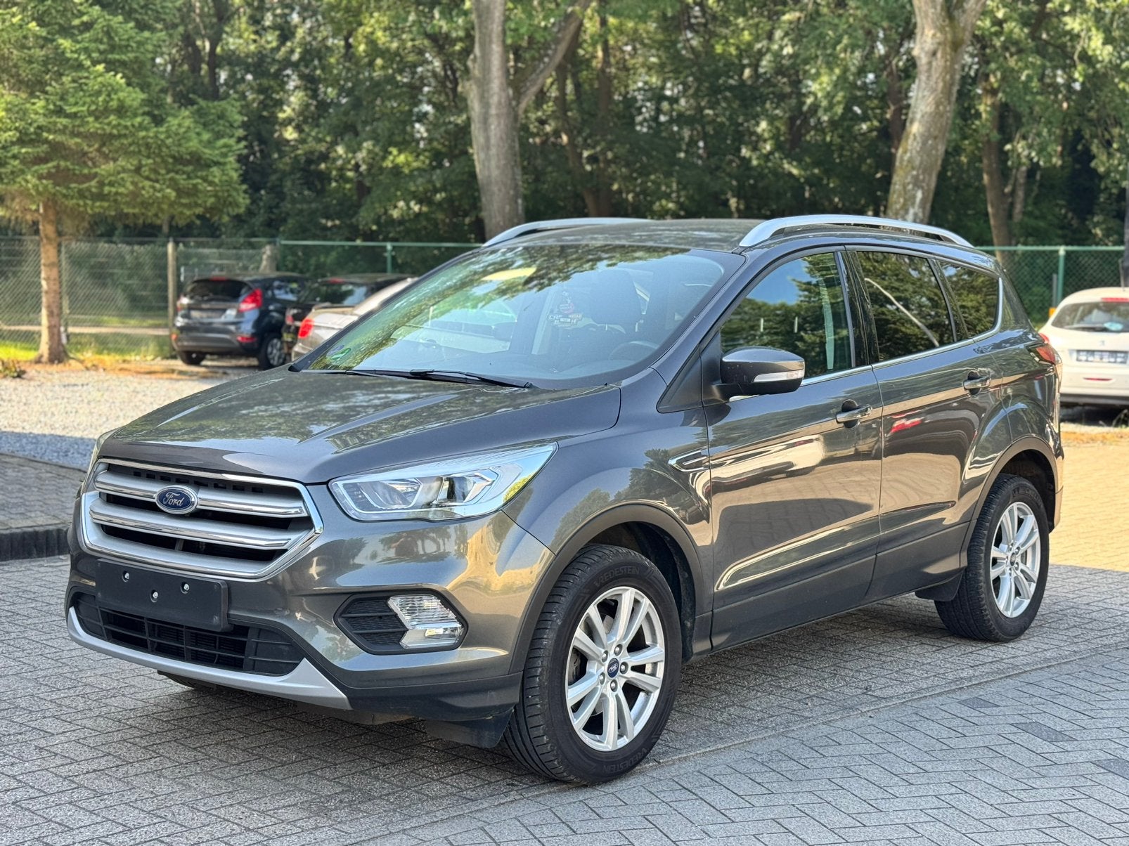 FORD KUGA 1.5 BENZINE 2018 TOPSTAAT, Autos, Argent ou Gris, Achat, Euro 6, Entreprise
