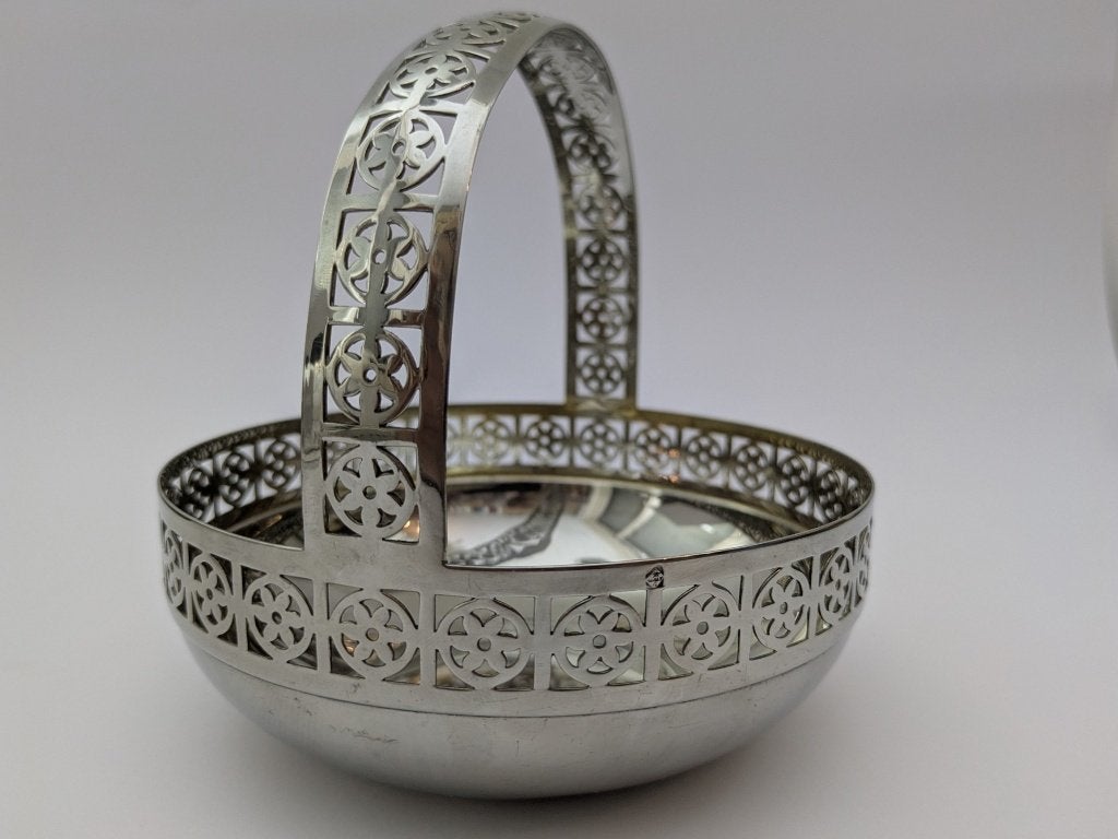 Panier WMF des années 1880-1920, 15*15 cm, Envoi
