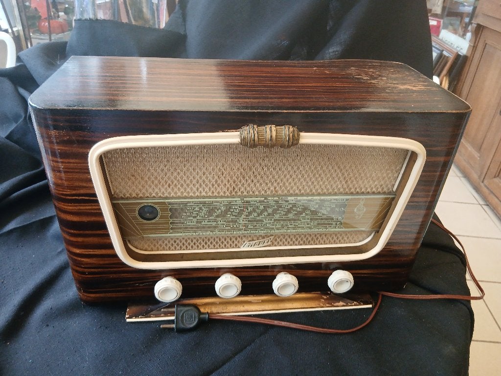 ZEER MOOIE OUDE VINTAGE RADIO, Audio, Tv en Foto, Radio's, Ophalen of Verzenden, Gebruikt, Radio