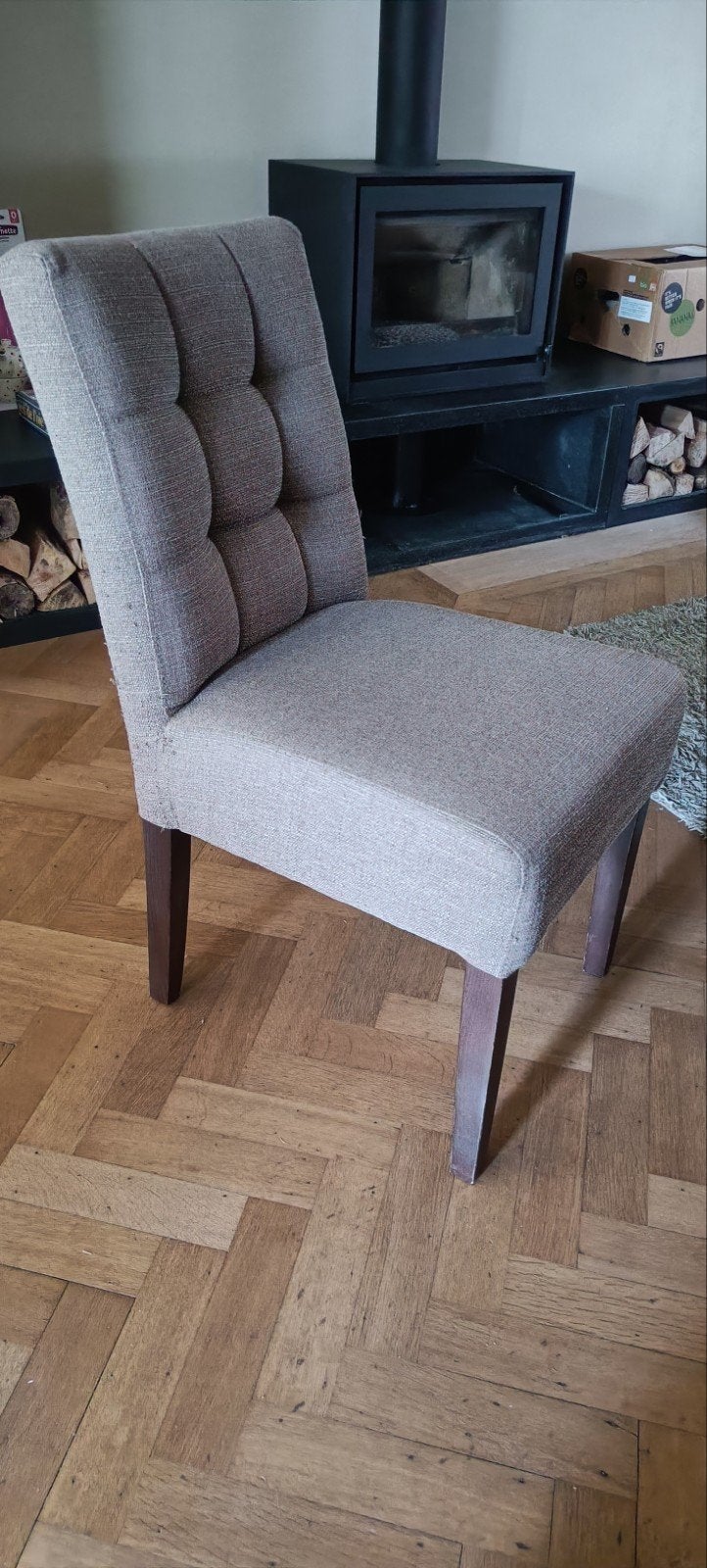 chaises, Bois, Brun, Enlèvement, Cinq, Six Chaises ou plus