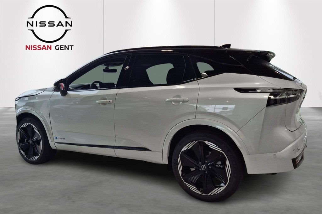 Nissan Qashqai e-POWER N-Design Coldpack/360 Camera/Leder/Pa, Auto's, Nissan, Stof, Wit, Bedrijf, 1687 kg