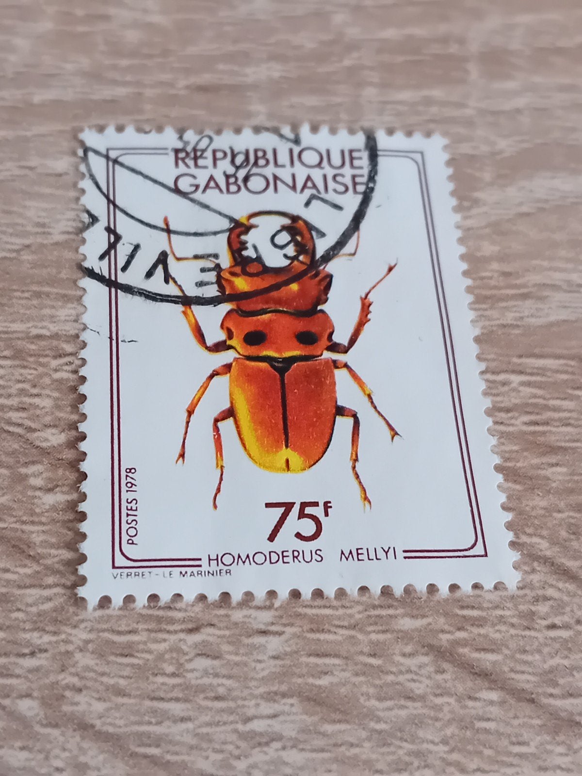 Homoderus Melli, Timbres & Monnaies, Enlèvement ou Envoi, Autres pays, Affranchi