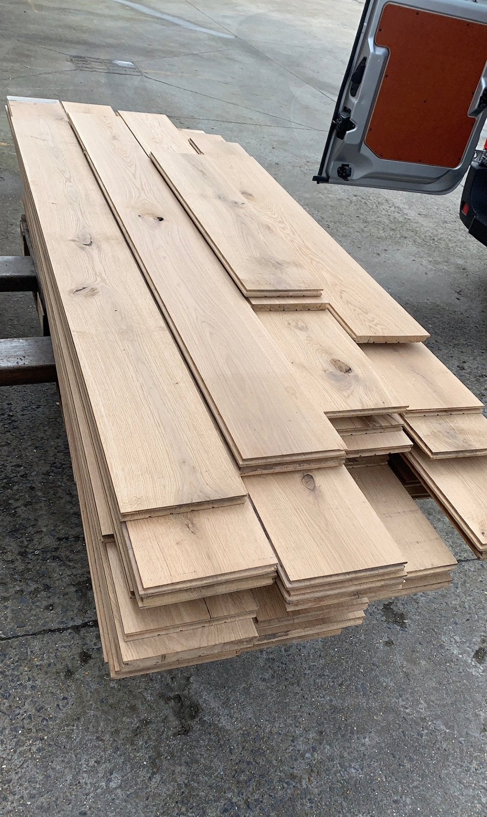 Ancien parquet français en chêne massif 35m2 - largeur 18cm, Bricolage & Construction, Enlèvement, Comme neuf, Bois, Parquet