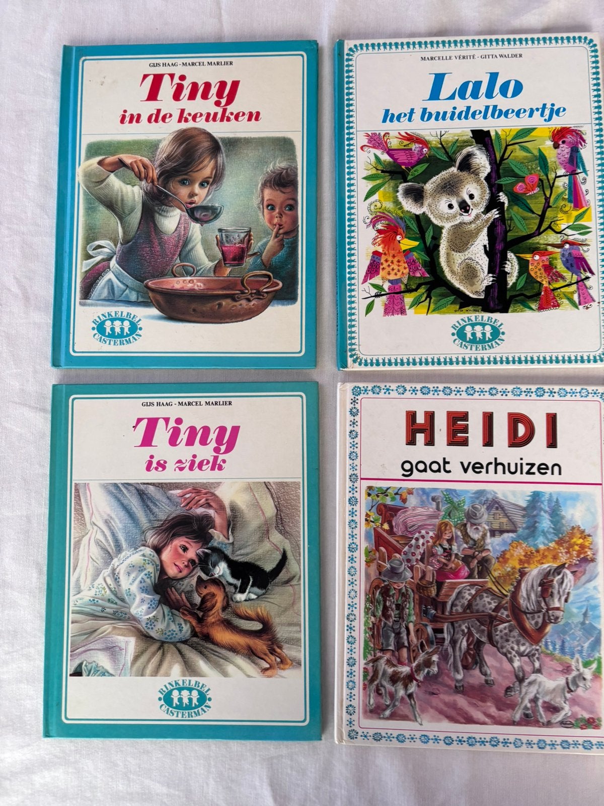 Vintage: Tiny - Lalo - Heidi (Rinkelbel/Casterman - Hemma), Ophalen, Gelezen