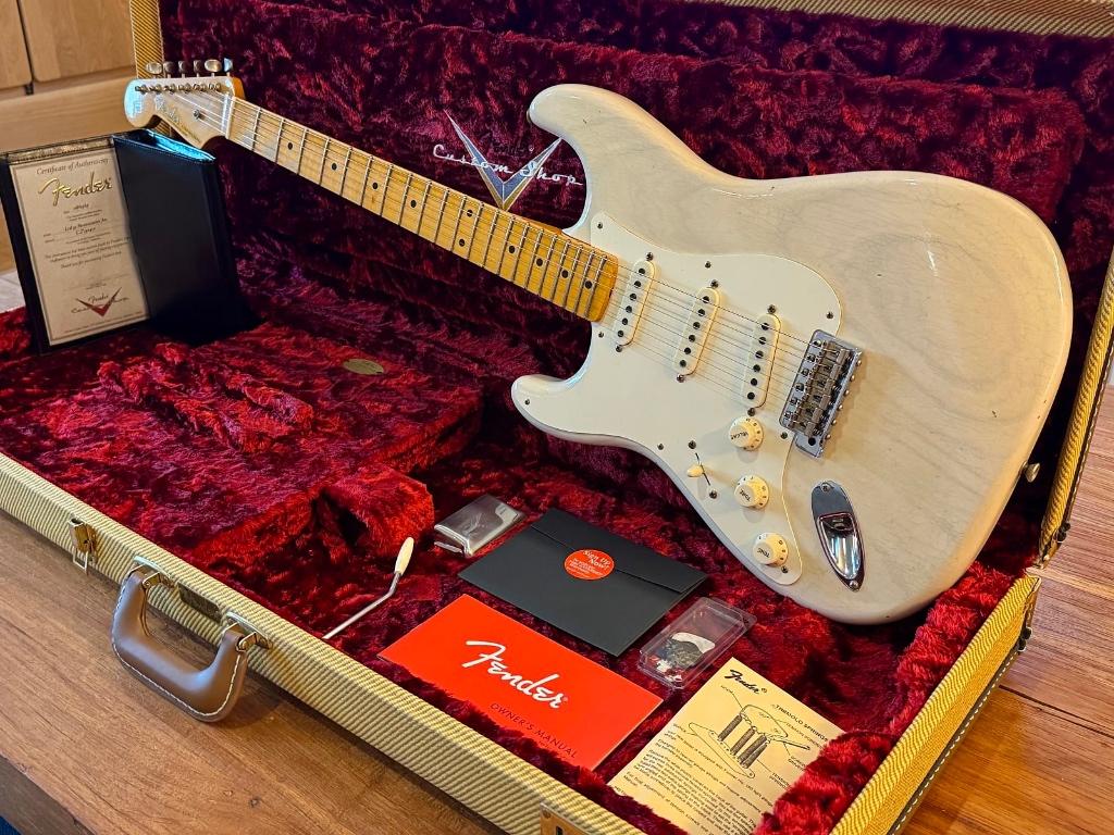 Fender 2019 pour gaucher Custom Shop '55 Stratocaster JRN, Musique & Instruments, Enlèvement ou Envoi, Comme neuf, Solid body