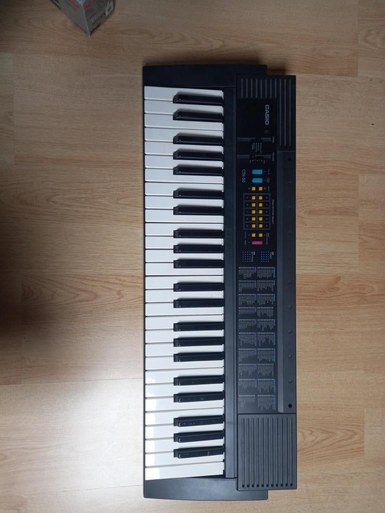 Casio CTK-50 keyboard + adapter + leerboekjes, Ophalen, 49 toetsen, Casio