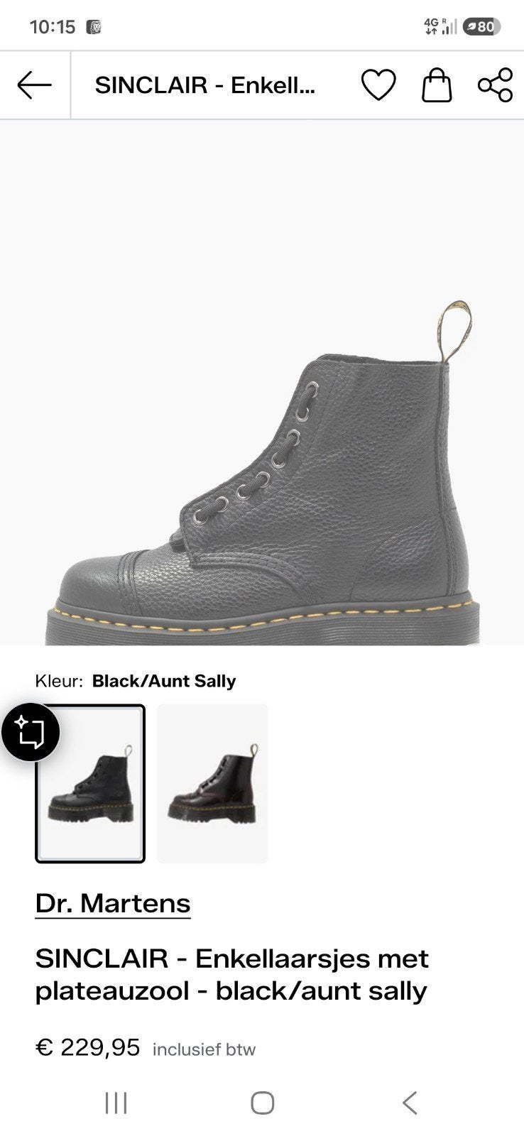 Dr martens, Envoi