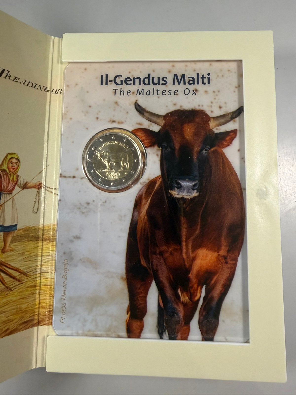 Malte 2025 Os maltais Coincard, 2 euros, Malte, Série, Naissance ou Mariage