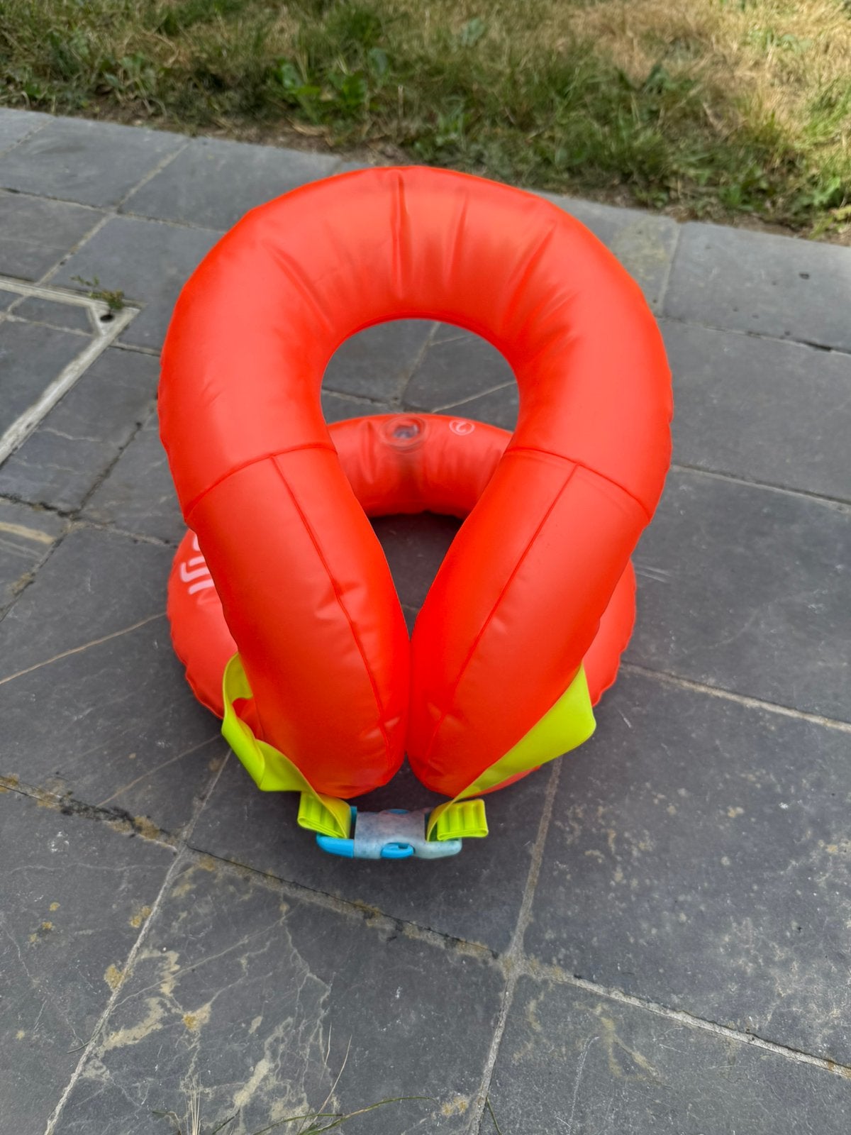 Opblaasbaar zwemvest voor kinderen van 19-30 kg oranje, Kinderen en Baby's, Ophalen, Zo goed als nieuw