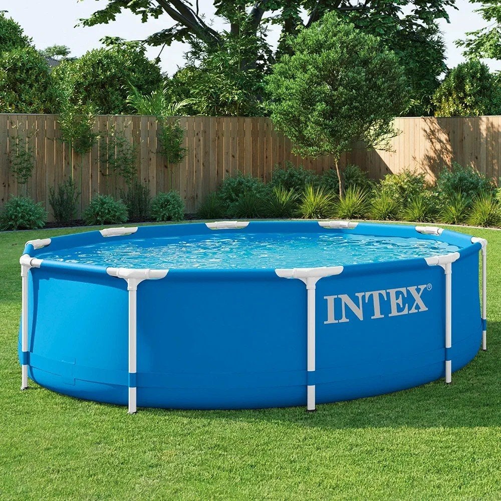 Piscine ronde INTEX 457 x 107, Jardin & Terrasse, Piscines, Enlèvement, Rond